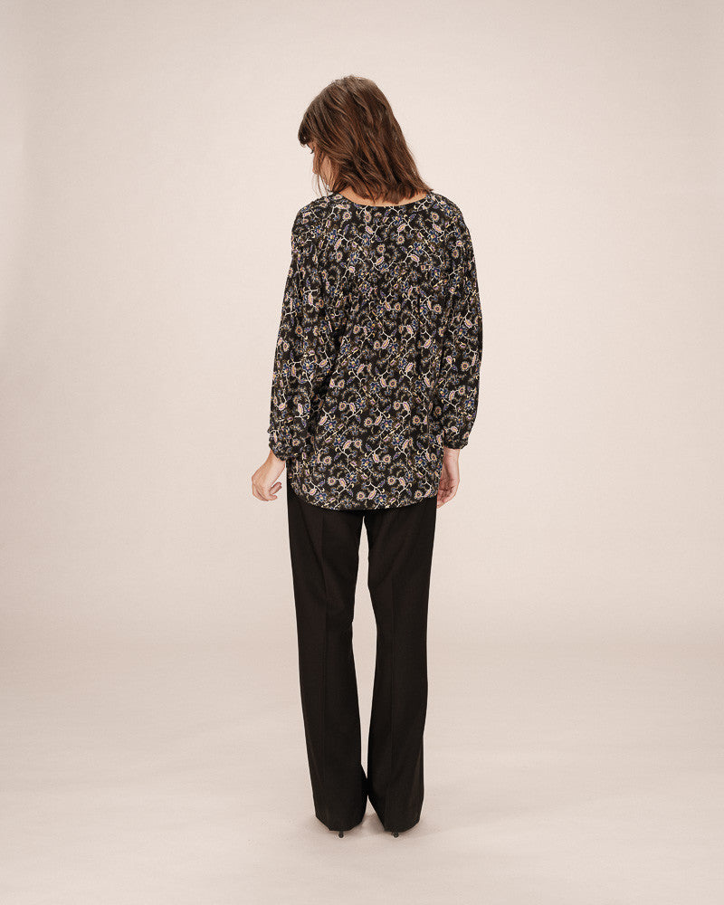 Grace & Mila - Blouse SECRETE - Floral - Boutique Adam & Eve marque canadienne, marque québécoise