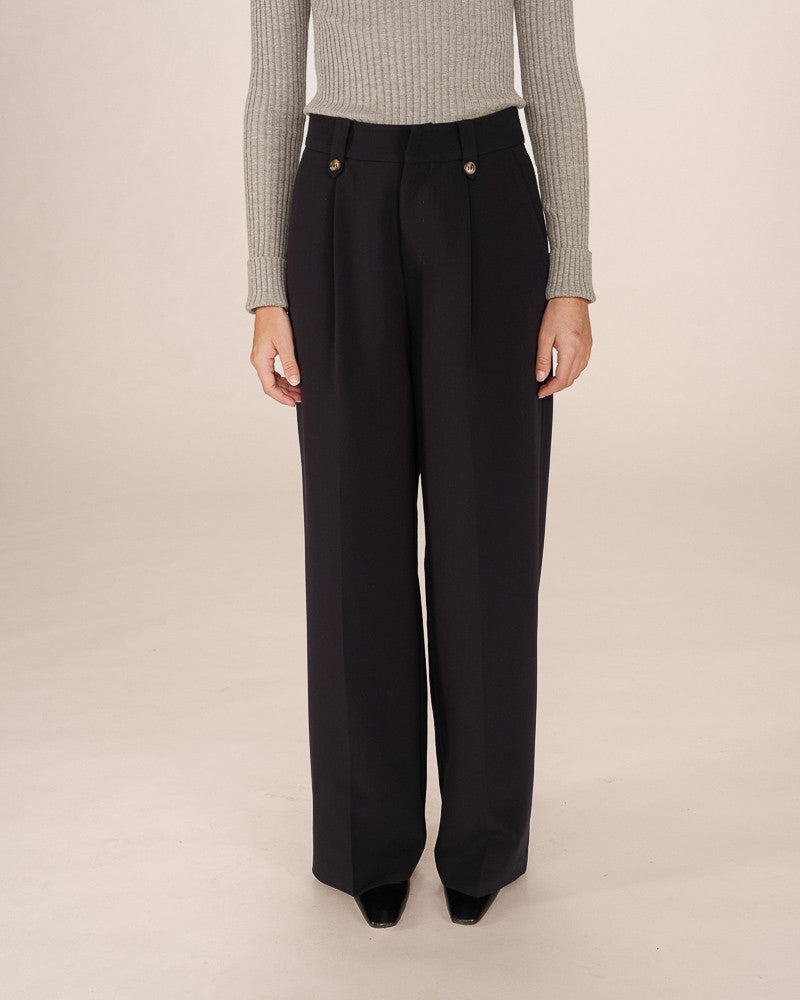 Grace & Mila Pants SEPTIME - Navy - Boutique Adam & Eve marque canadienne, marque québécoise