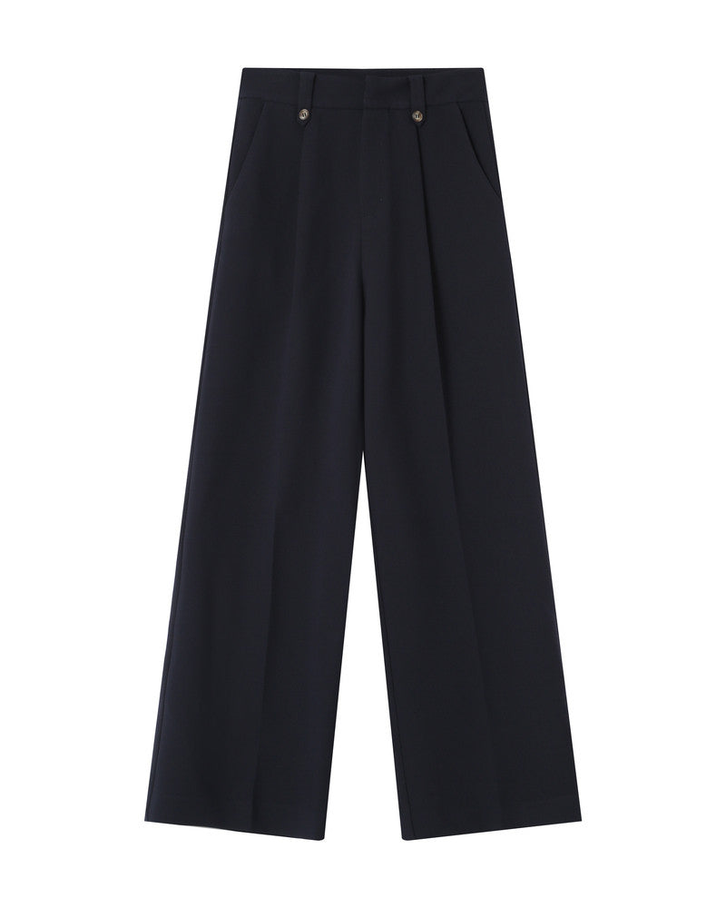 Grace & Mila Pants SEPTIME - Navy - Boutique Adam & Eve marque canadienne, marque québécoise