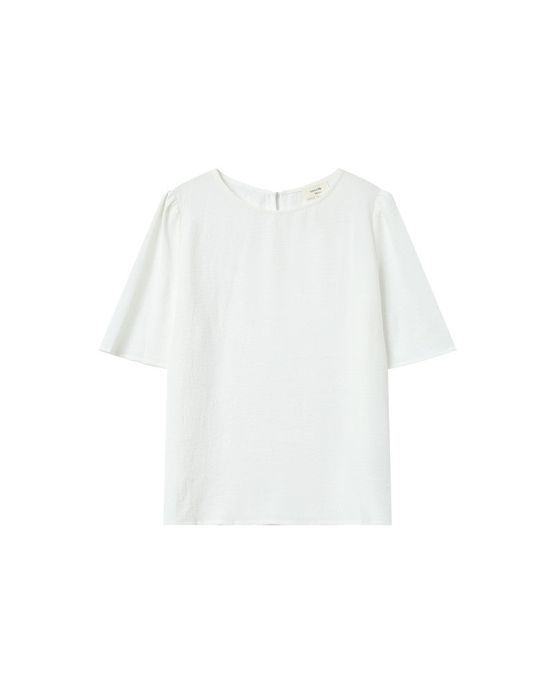 Grace & Mila - Blouse SHINE - Off white - Boutique Adam & Eve marque canadienne, marque québécoise