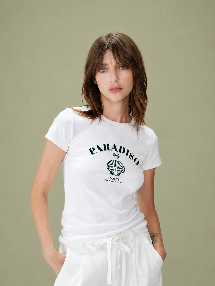 Grace & Mila T-shirt WRENLEY - green - Boutique Adam & Eve marque canadienne, marque québécoise