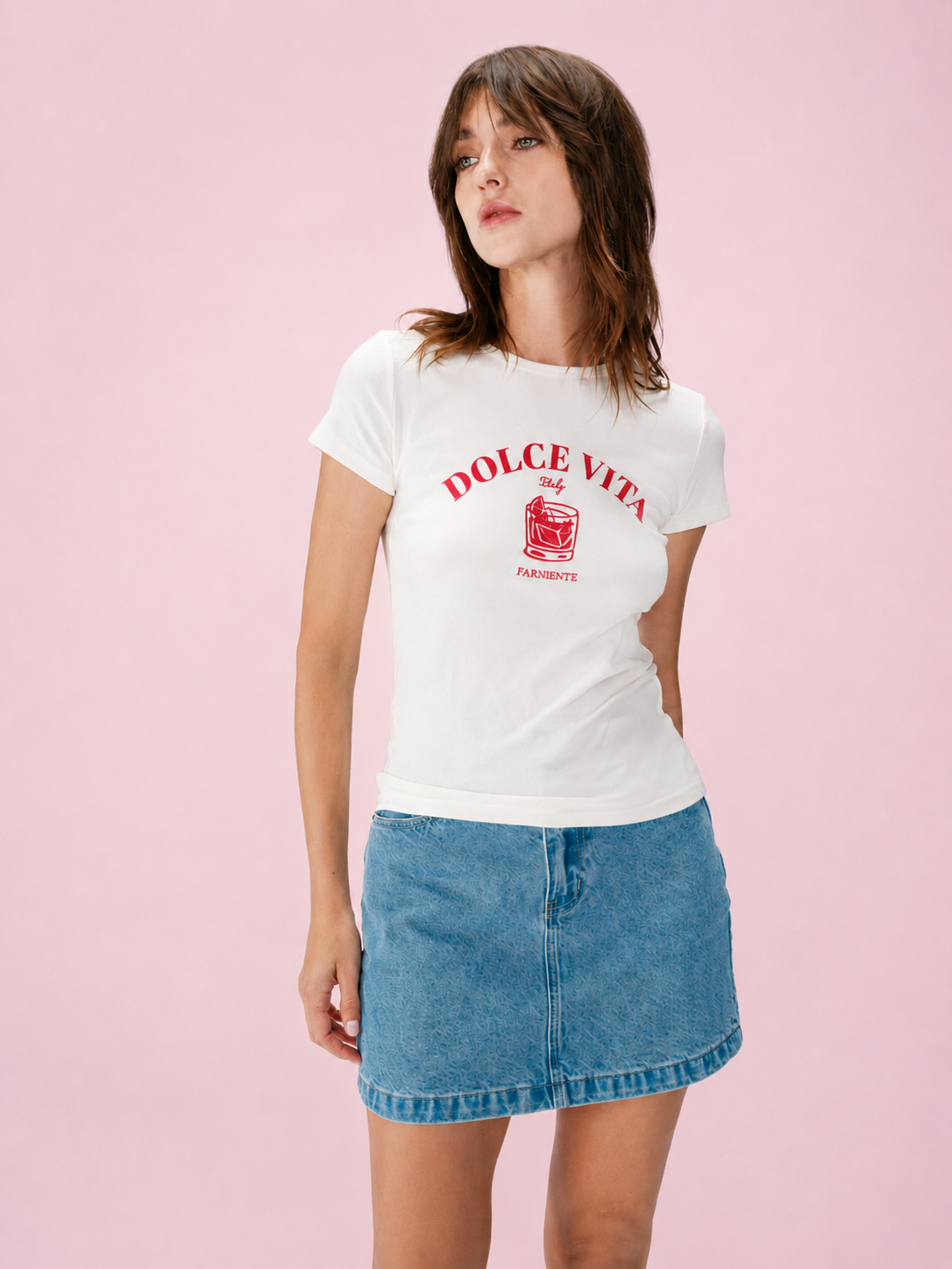 Grace & Mila T-shirt WRENLEY - Pink - Boutique Adam & Eve marque canadienne, marque québécoise