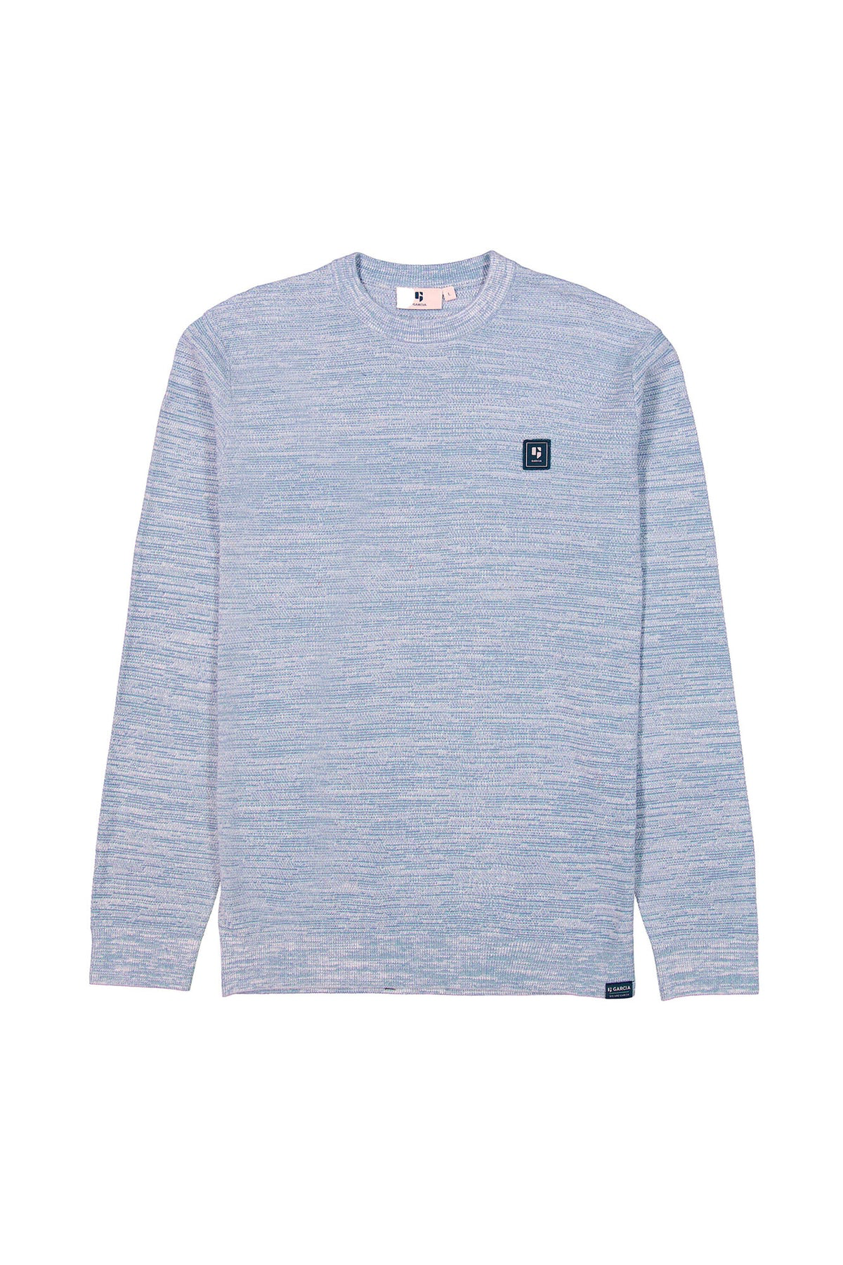 Garcia Sweater i51245 - Blue-Boutique Adam & Eve marque canadienne, marque québécoise