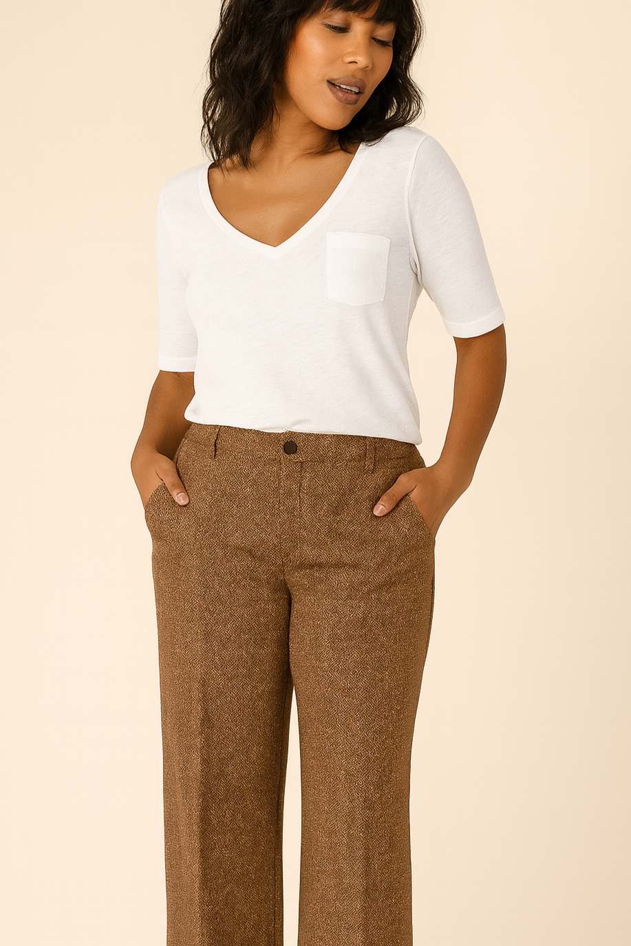 Liverpool Pants kelsey-wide leg - Boutique Adam & Eve marque canadienne, marque québécoise