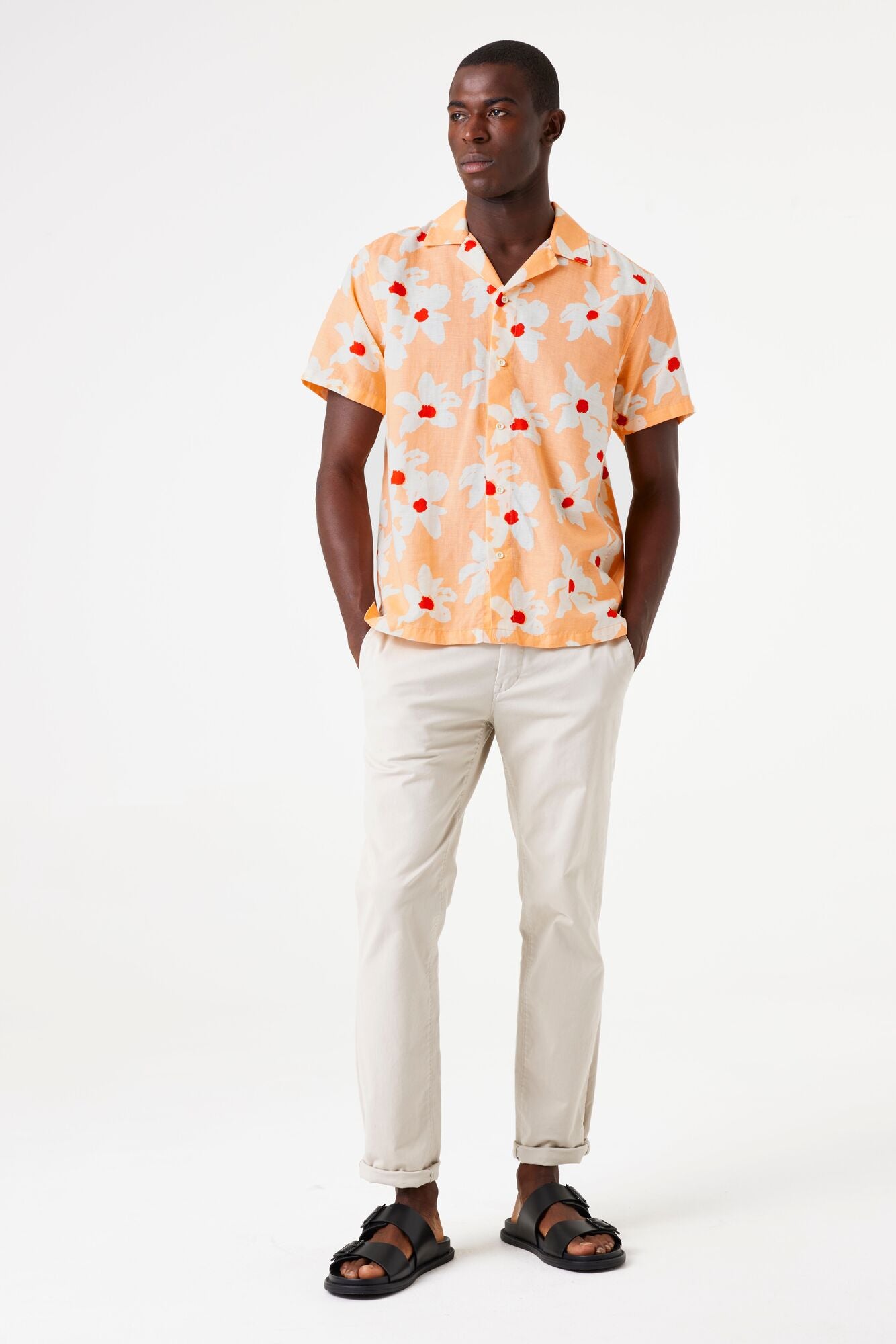 Garcia Shirt e51291 - Orange - Boutique Adam & Eve marque canadienne, marque québécoise