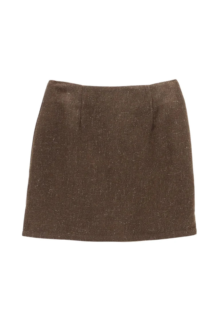Sage The Label LJ3633 Simmons Skirt - Oak