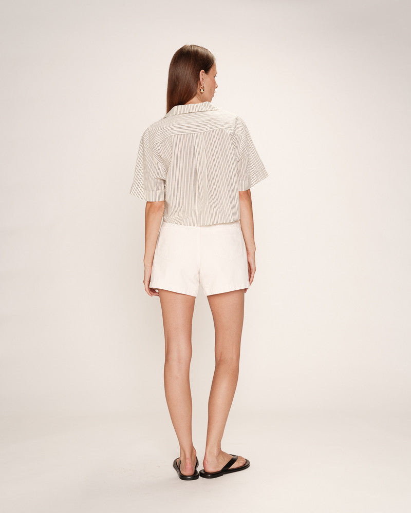 Grace & Mila - Blouse RUTH - Off white - Boutique Adam & Eve marque canadienne, marque québécoise