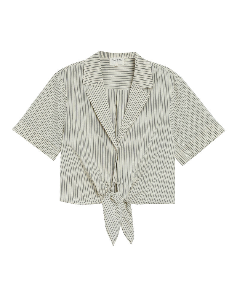 Grace & Mila - Blouse RUTH - Off white - Boutique Adam & Eve marque canadienne, marque québécoise