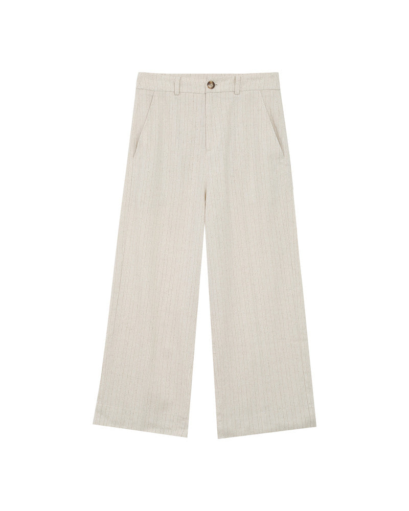 Grace & Mila - Pants ROMAIN - Off White - Boutique Adam & Eve marque canadienne, marque québécoise