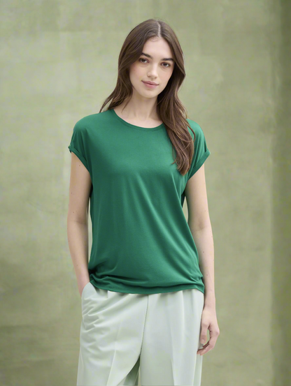 T-shirt Tom tailor 1030942 - Vert - Boutique Adam & Eve marque canadienne, marque québécoise
