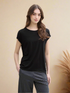 T-shirt Tom tailor 1030942 - Noir - Boutique Adam & Eve marque canadienne, marque québécoise