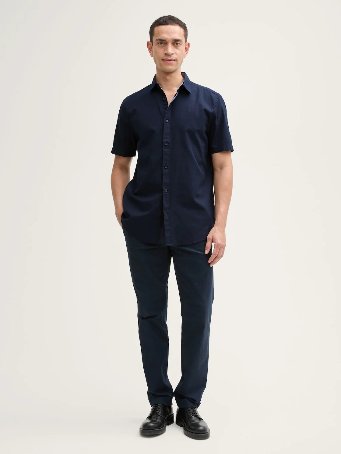 Chemise Tom Tailor 1045089 - Marine - Boutique Adam & Eve marque canadienne, marque québécoise