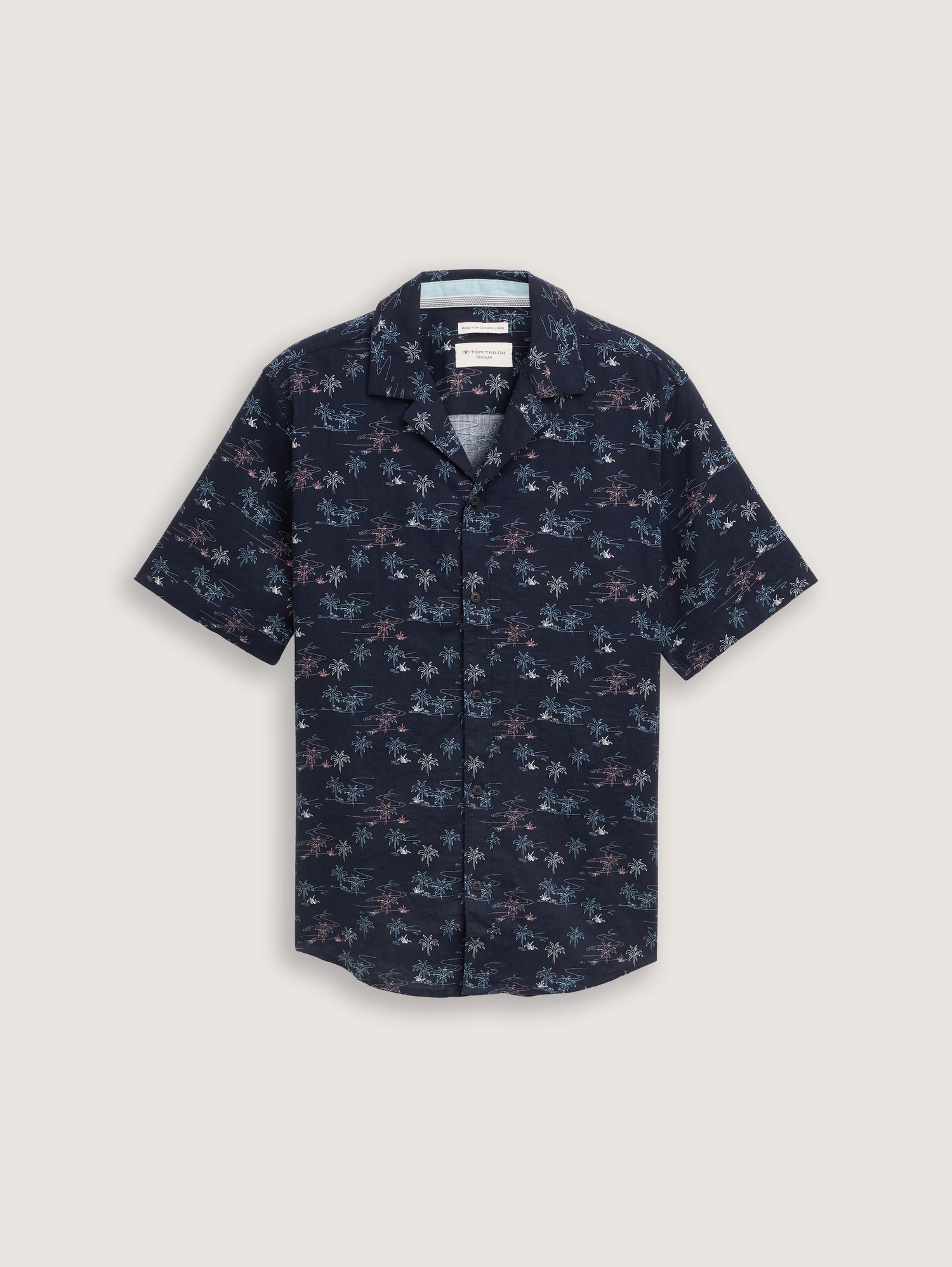 Chemise Tom Tailor 1045110 - Marine - Boutique Adam & Eve marque canadienne, marque québécoise