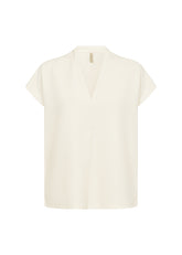 Soya Concept - Blouse siham-86 - Blanc cassé - Boutique Adam & Eve marque canadienne, marque québécoise