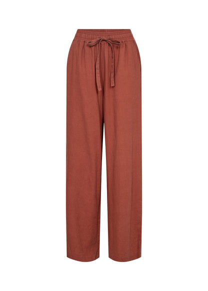 Soya Concept - Pantalon INA 61C - Terracotta - Boutique Adam & Eve marque canadienne, marque québécoise