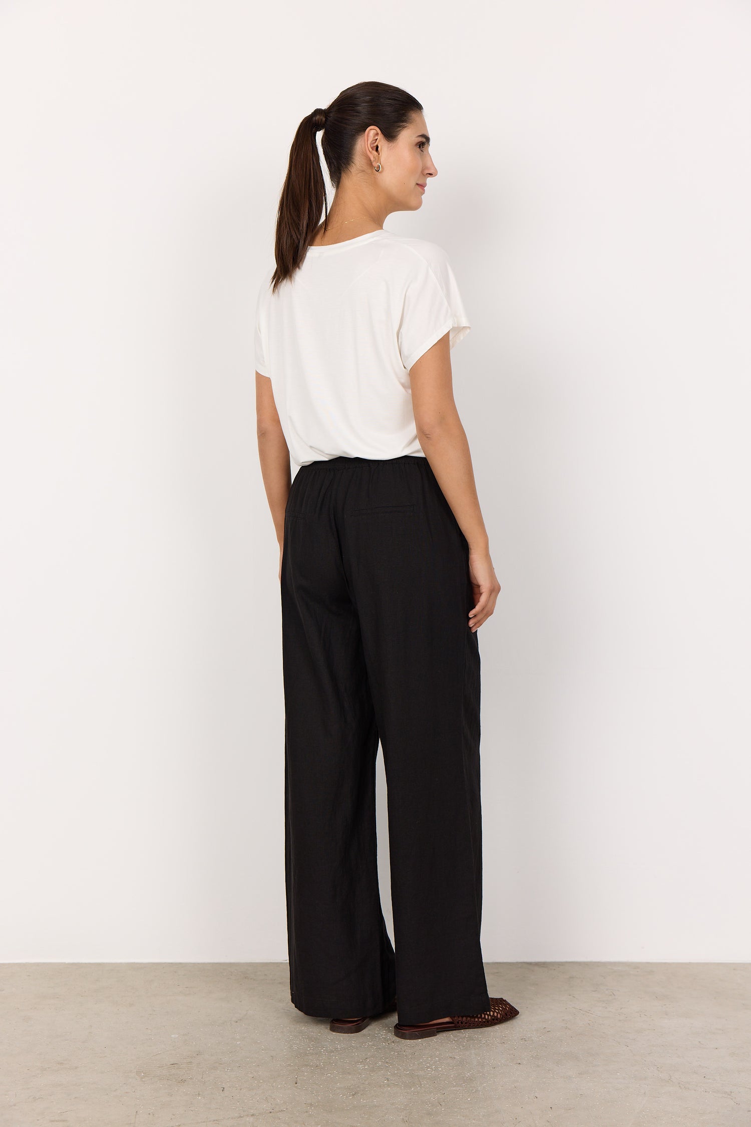 Soya Concept - Pantalon INA 61C - Noir - Boutique Adam & Eve marque canadienne, marque québécoise