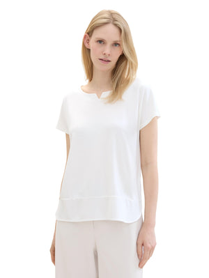 Tom tailor T-shirt 1040547 Blanc