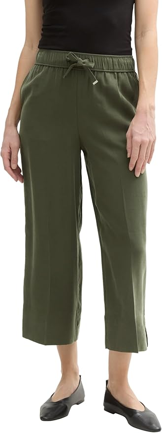 Tom tailor - Pantalon 1045438 - Kaki - Boutique Adam & Eve marque canadienne, marque québécoise