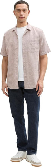 Chemise Tom Tailor 1045106 - Sand - Boutique Adam & Eve marque canadienne, marque québécoise