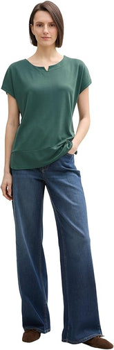 T-shirt Tom tailor 1040547 - Vert - Boutique Adam & Eve marque canadienne, marque québécoise