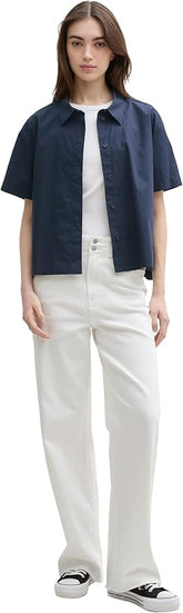 Tom Tailor Chemisier -1045489 - Marine - Boutique Adam & Eve marque canadienne, marque québécoise