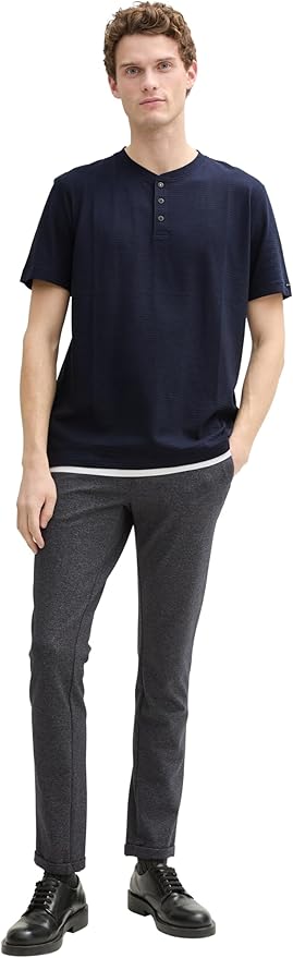T-shirt Tom Tailor 1045674 - Marine - Boutique Adam & Eve marque canadienne, marque québécoise