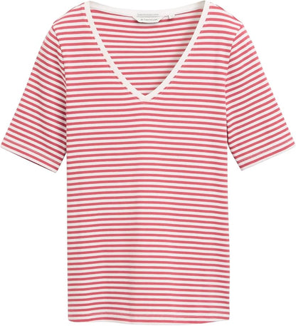 T-shirt Tom tailor 1045563 - Rouge - Boutique Adam & Eve marque canadienne, marque québécoise