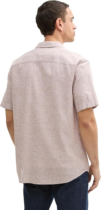 Chemise Tom Tailor 1045106 - Sand - Boutique Adam & Eve marque canadienne, marque québécoise