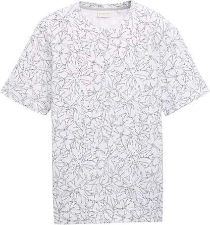 T-shirt Tom Tailor 1045713 - Blanc - Boutique Adam & Eve marque canadienne, marque québécoise