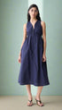 Deluc - Robe RUBEN 8905D - Navy- Boutique Adam & Eve marque canadienne, marque québécoise