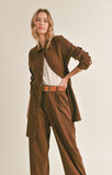 Sadie & Sage Robe MEET ME AE4345-Marron