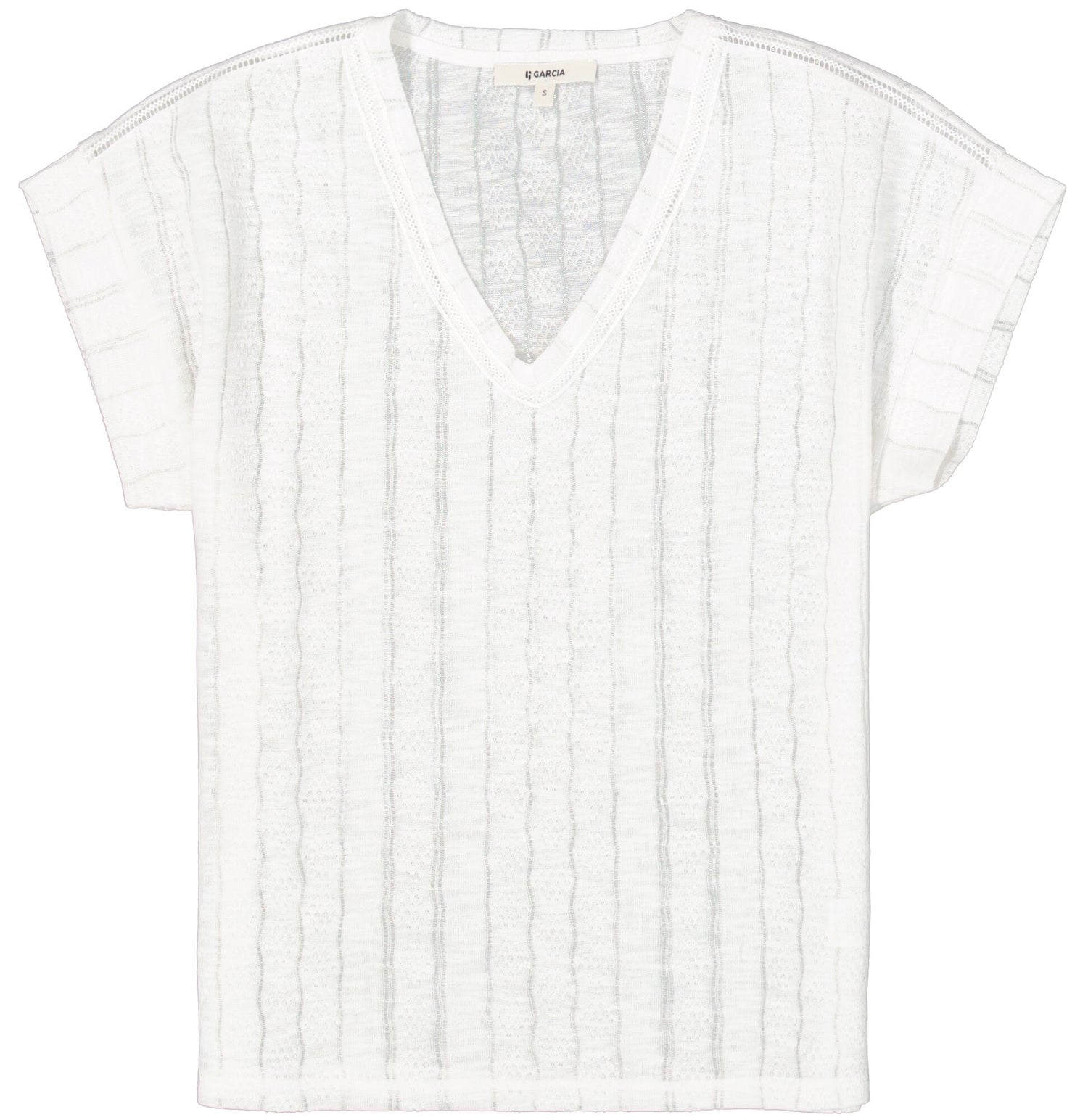 T-shirt Garcia C50206 - Blanc - Marque Canadienne, Marque québécoise