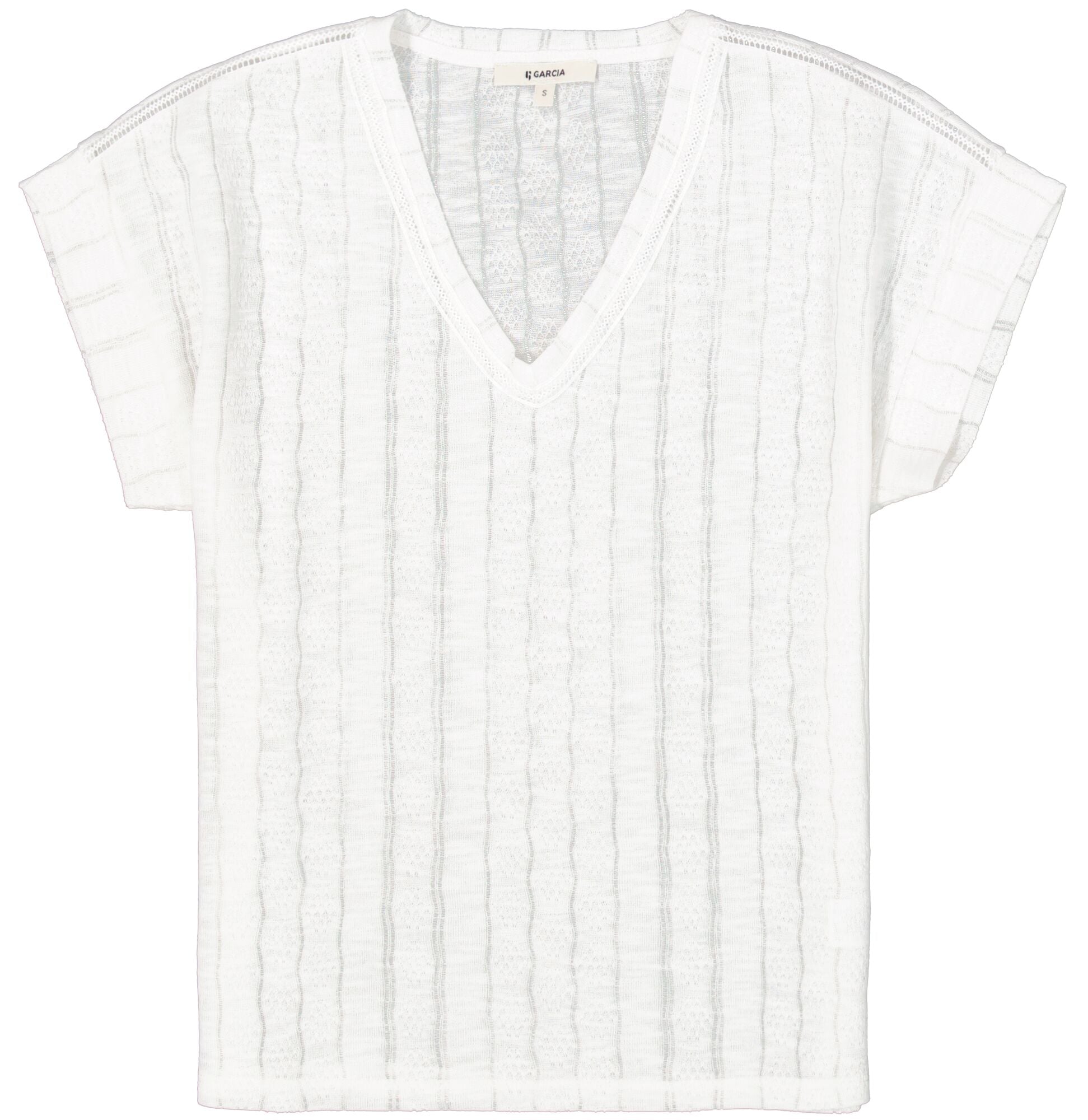 T-shirt Garcia C50206 - Blanc - Marque Canadienne, Marque québécoise