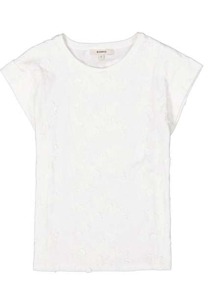 T-shirt Garcia D50008 - Blanc - Boutique Adam & Eve marque canadienne, marque québécoise