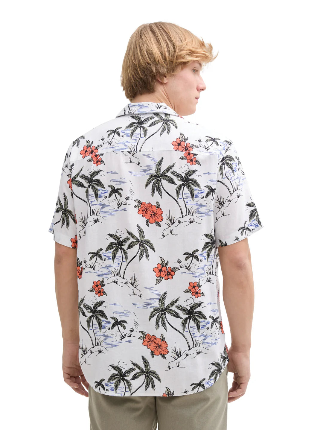 Chemise Tom Tailor 1045191 - Blanc - Boutique Adam & Eve marque canadienne, marque québécoise