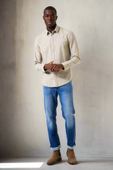 Chemise Garcia W41081 - Blanc cassé - Boutique Adam & Eve marque canadienne, marque québécoise