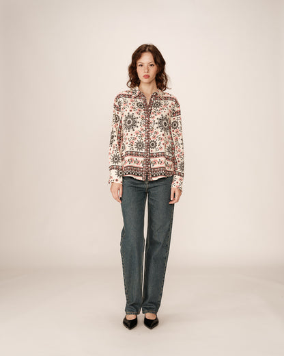 Grace & Mila - Blouse PARGO - Multi - Boutique Adam & Eve marque canadienne, marque québécoise