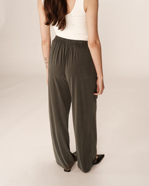 Grace & Mila - Pantalon PAX - Khaki - Boutique Adam & Eve marque canadienne, marque québécoise