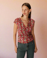 Grace & Mila - haut PENNY - Rouge - Boutique Adam & Eve marque canadienne, marque québécoise