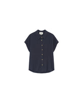 Grace & Mila - Blouse PEREZ - Navy - Boutique Adam & Eve marque canadienne, marque québécoise