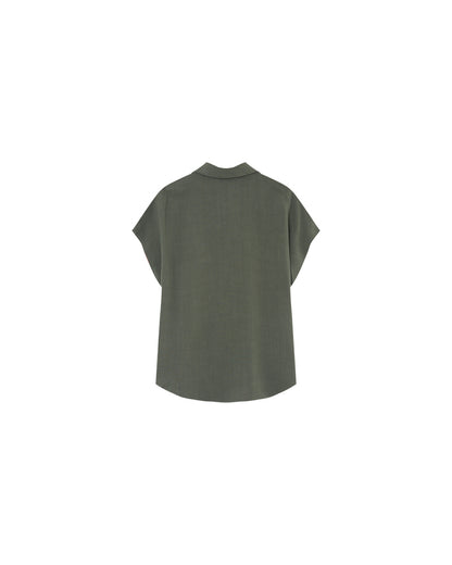 Grace & Mila - Blouse PEREZ - Khaki - Boutique Adam & Eve marque canadienne, marque québécoise