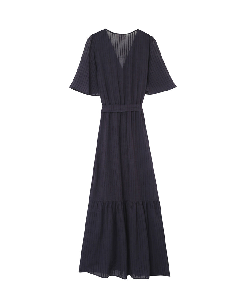 Grace & Mila - Robe PERSE - Marine - Boutique Adam & Eve marque canadienne, marque québécoise