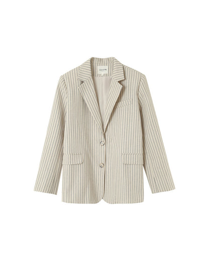 Grace & Mila - Blazer PIA - Blanc cassé - Boutique Adam & Eve marque canadienne, marque québécoise