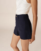 Grace & Mila - Shorts PINO - Navy - Boutique Adam & Eve marque canadienne, marque québécoise