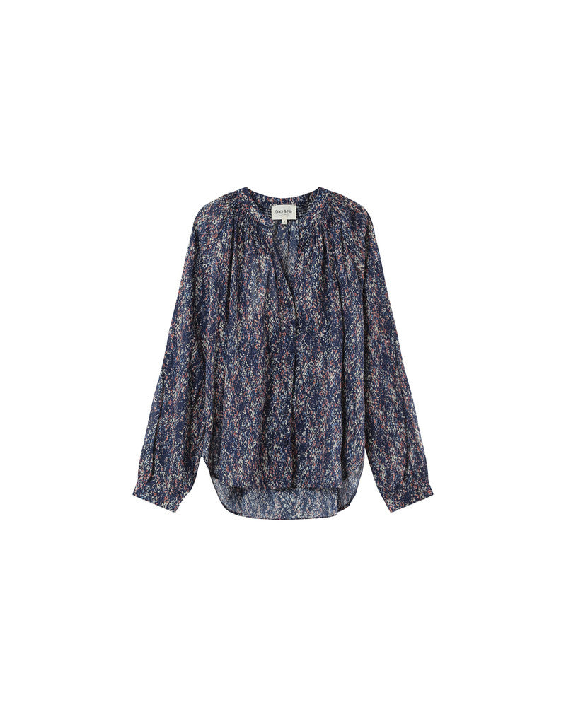 Grace & Mila - Blouse PLATANE - Imprimée - Boutique Adam & Eve marque canadienne, marque québécoise
