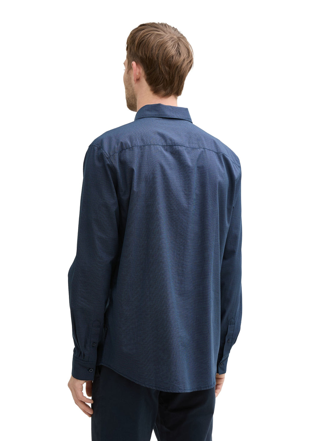 Chemise Tom Tailor 1045085 - Marine - Boutique Adam & Eve marque canadienne, marque québécoise