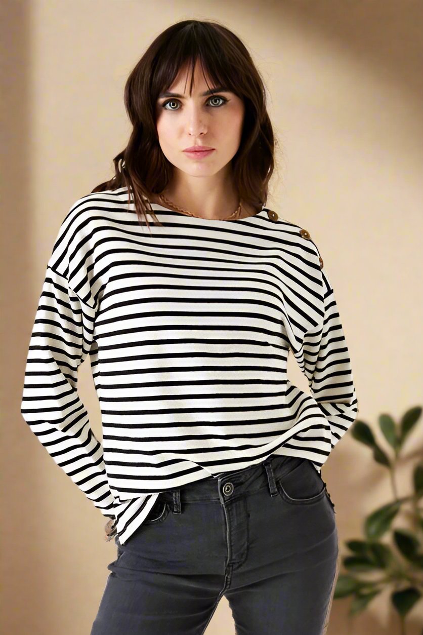 Garcia Pull Z0015- Striped