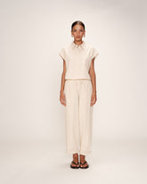 Grace & Mila - Blouse RISE - Sand - Boutique Adam & Eve marque canadienne, marque québécoise