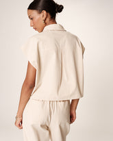 Grace & Mila - Blouse RISE - Sand - Boutique Adam & Eve marque canadienne, marque québécoise