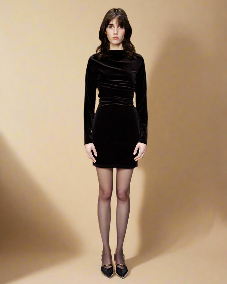 Grace & Mila Robe OCEANE-Noir